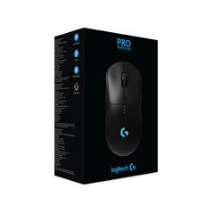 Logitech Gaming Mouse G Pro - Optisk Trådløs Sort | Perfekt Præcision til Gamere!